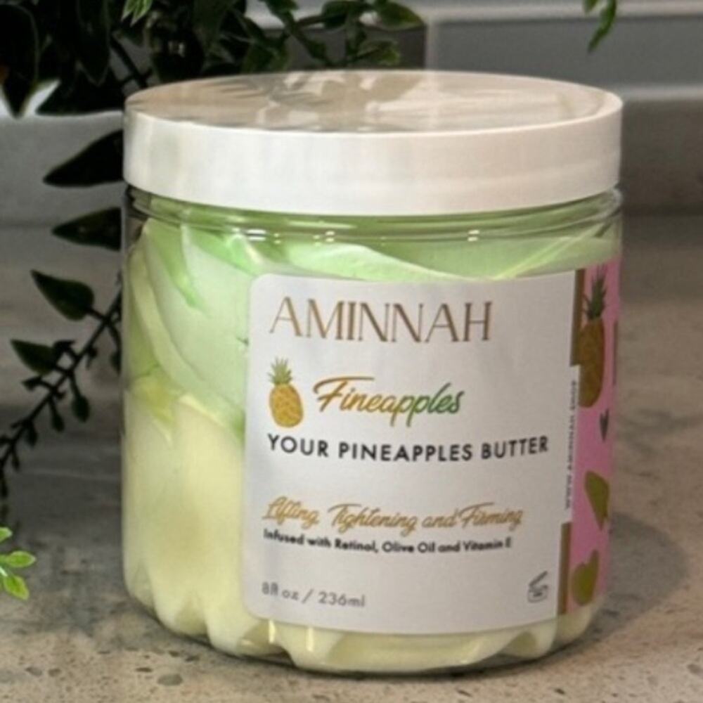 Aminnah Pineapples Body Butter 8oz NEW